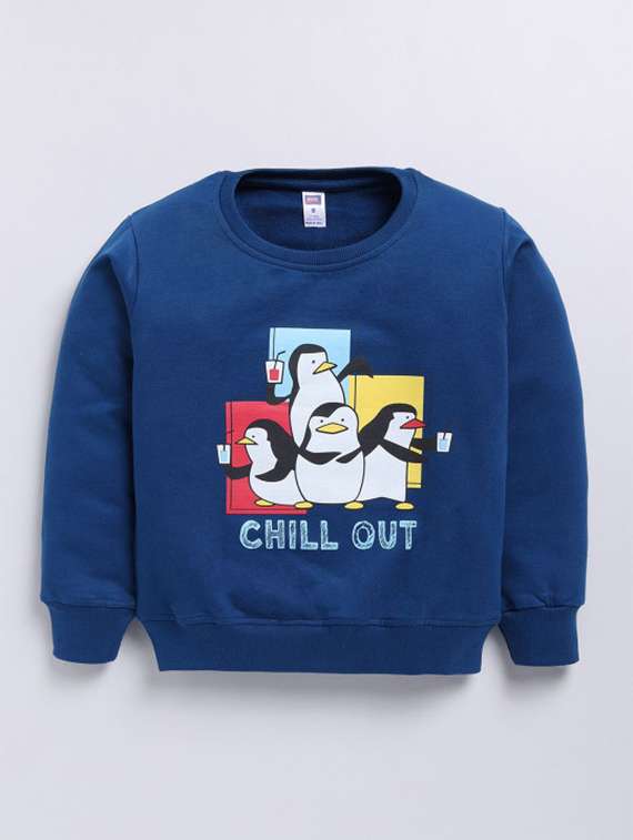 boys printed long sleeves sweatshirt