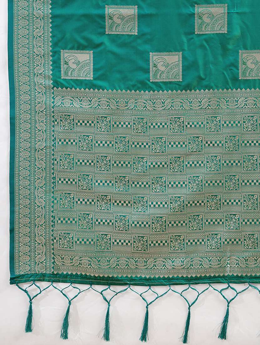 women self design banarasi saree with blouse - 22495267 -  Standard Image - 5
