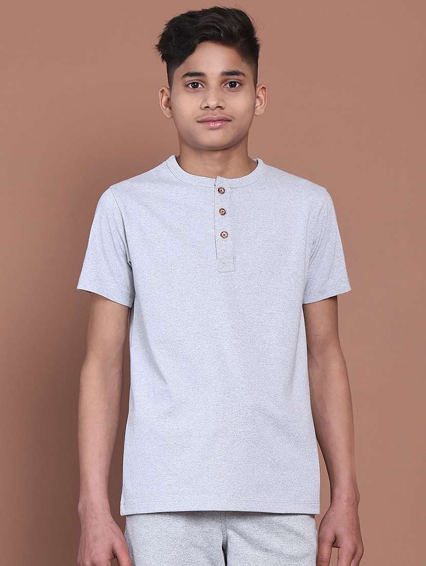 boys grey cotton t-shirt
