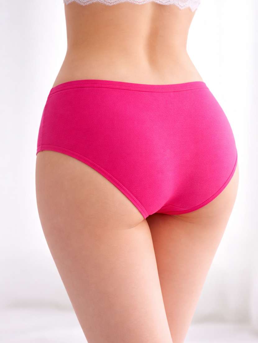 women multi pack of 4 cotton hipster panty - 22495333 -  Standard Image - 3