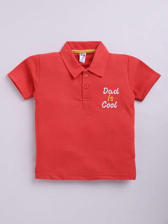 boys embroidered short sleeves t-shirt