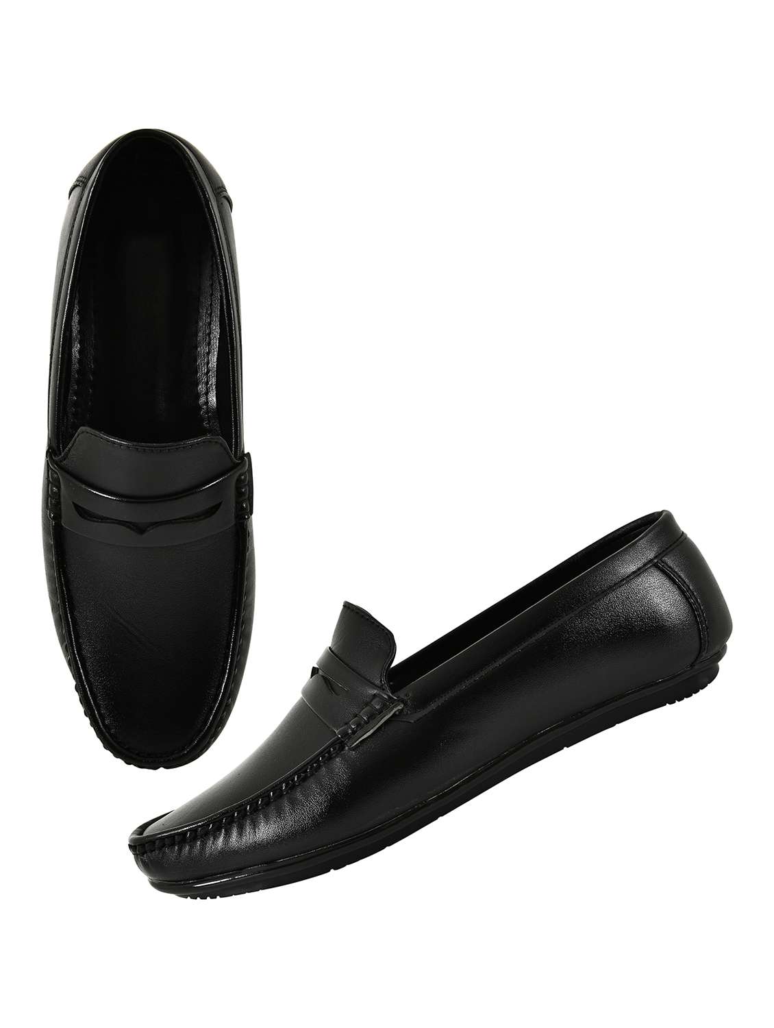 men black slip on loafer - 22495883 -  Standard Image - 3