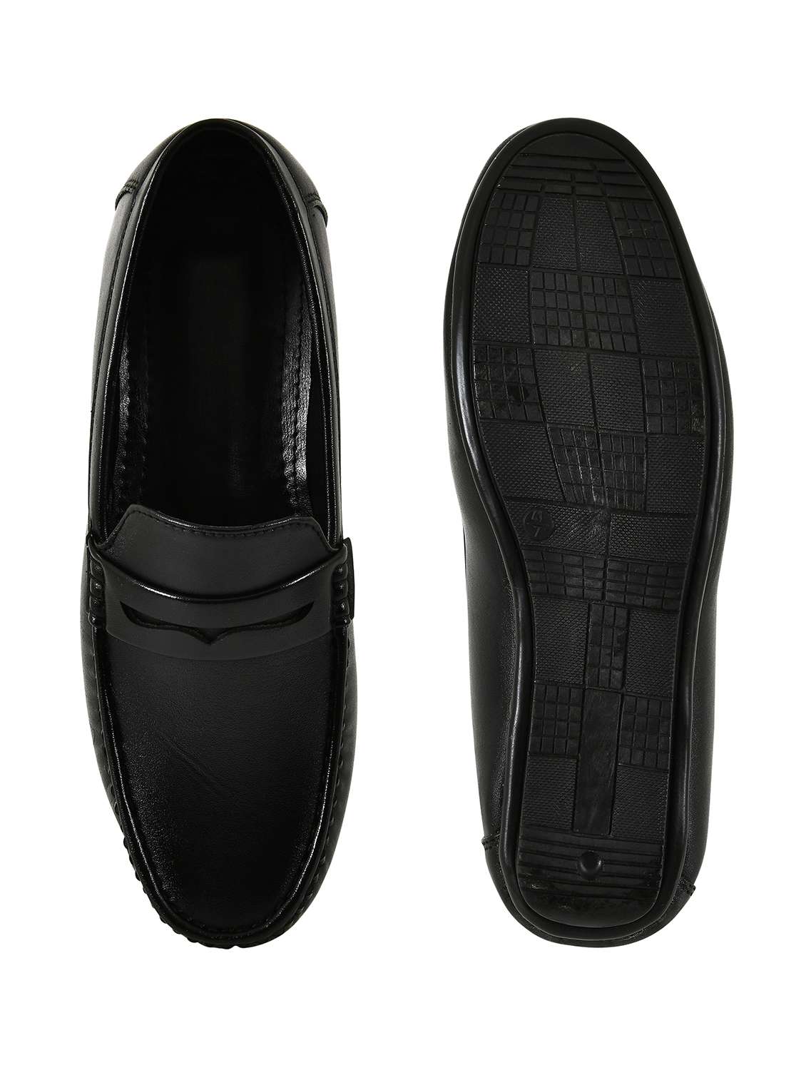 men black slip on loafer - 22495883 -  Standard Image - 5
