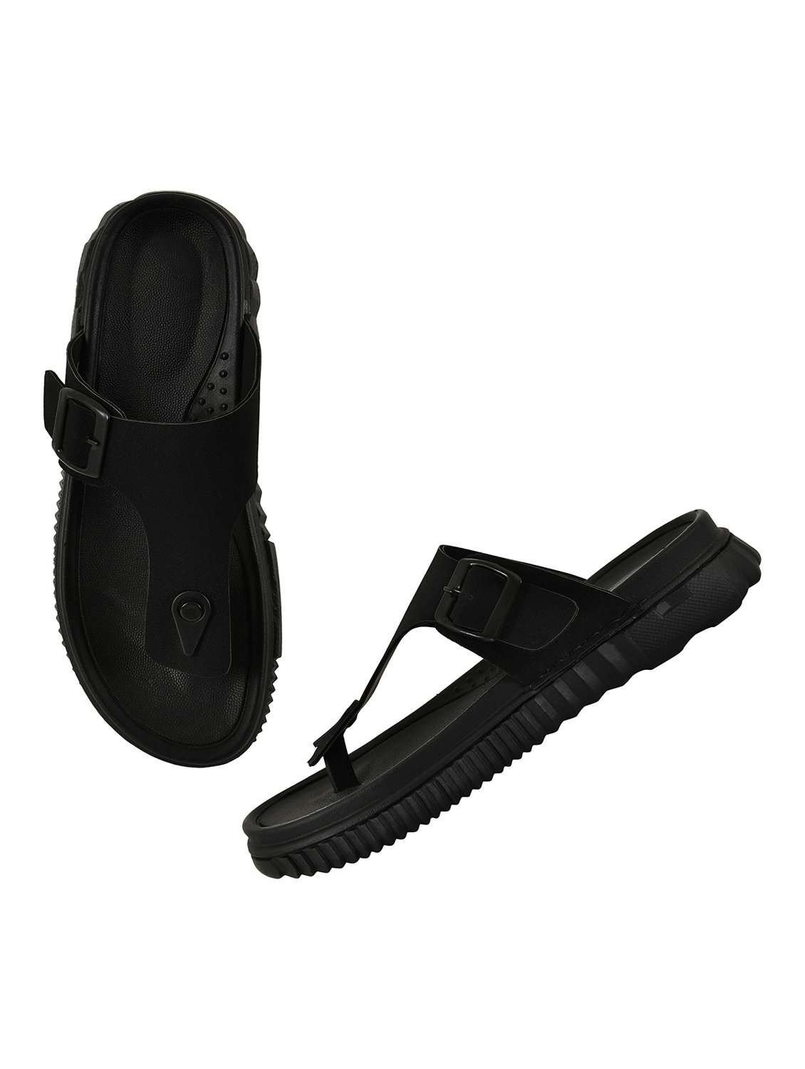 men black toe seperator sandal - 22495888 -  Standard Image - 3