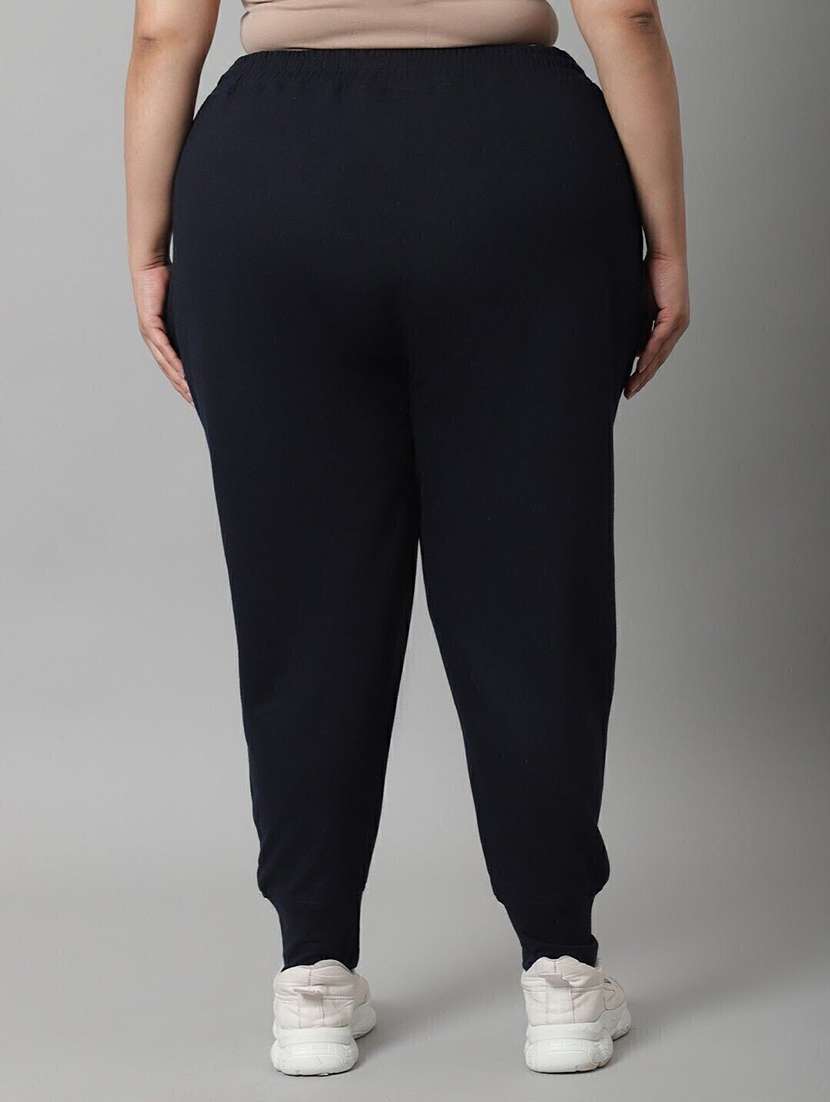 women solid mid rise jogger pant - 22496695 -  Standard Image - 3