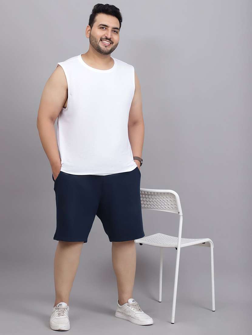 men plus size solid sleeveless regular fit t-shirt - 22497196 -  Standard Image - 3