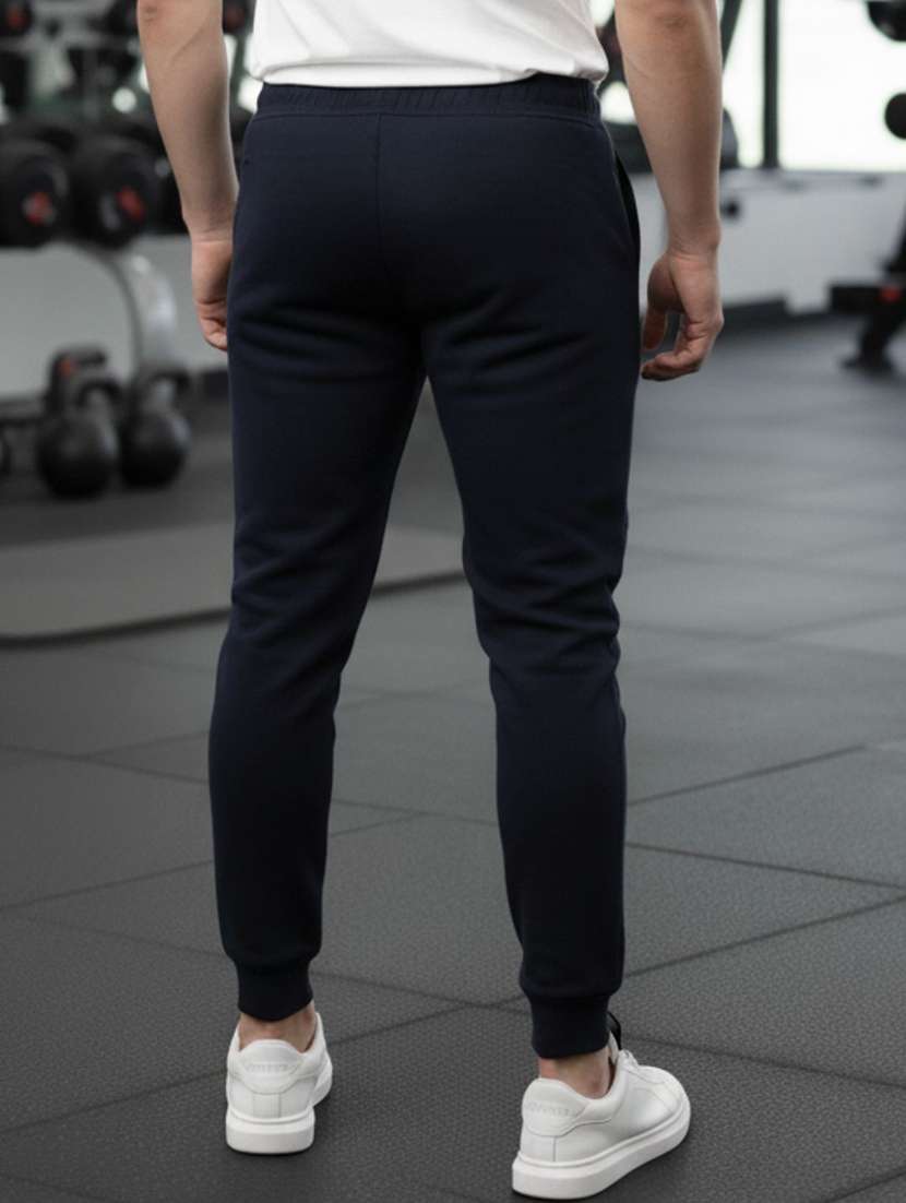 Men Solid Mid Rise Regular Fit Jogger - 22497290 -  Standard Image - 3
