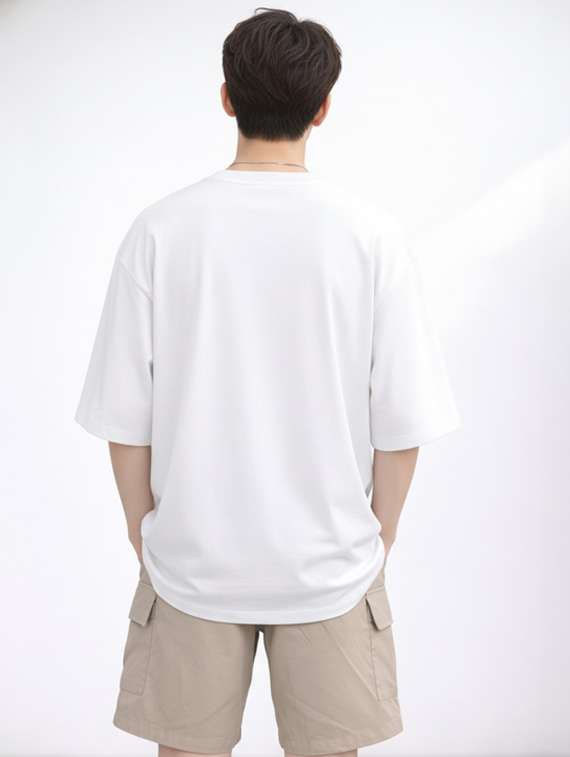 men printed short sleeve oversized t-shirt - 22497562 -  Standard Image - 3