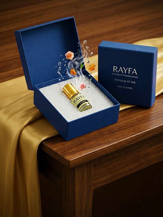 rayfa hayat attar perfume oil | long lasting luxury fragrance | alcohol free unisex attar | premium concentrated scent - 22497587 -  Standard Image - 3