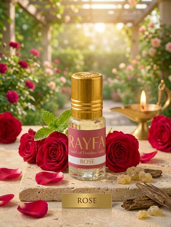 rose attar perfume oil | long lasting floral fragrance | alcohol free unisex attar | premium concentrated scent