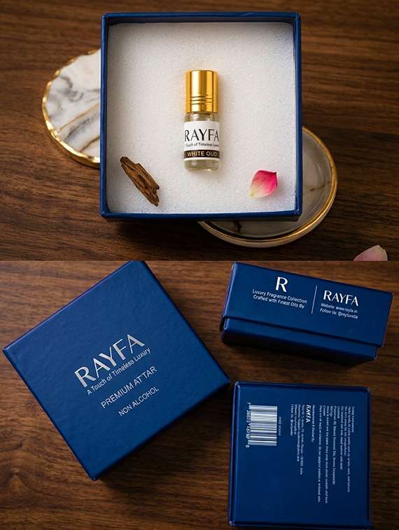 white oudh attar perfume oil | long lasting woody fragrance | alcohol free unisex attar | premium concentrated scent - 22497591 -  Standard Image - 3