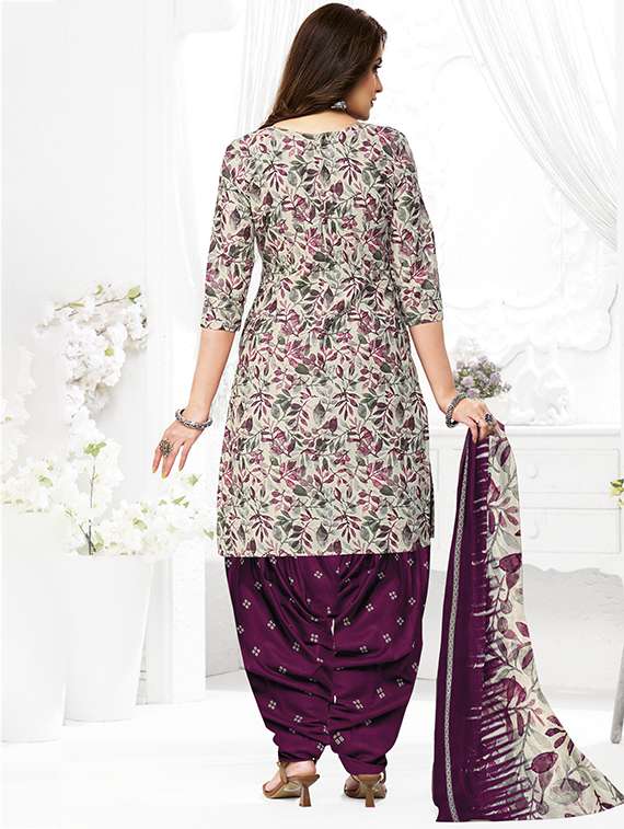 women printed unstitched suit set - 22497970 -  Standard Image - 3