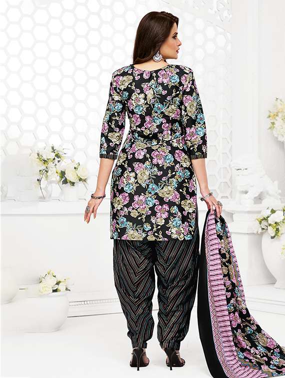 Women Printed Unstitched Suit Set - 22497971 -  Standard Image - 3