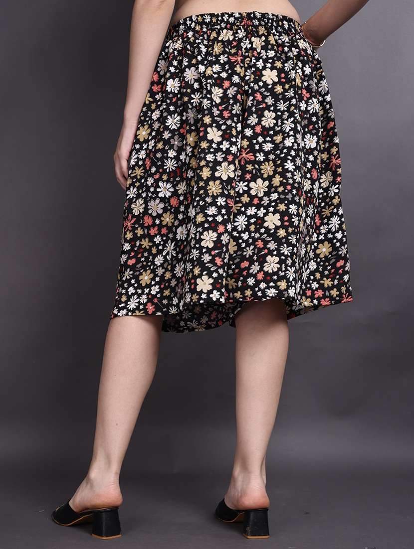 women printed mid rise flared palazzo - 22498057 -  Standard Image - 3