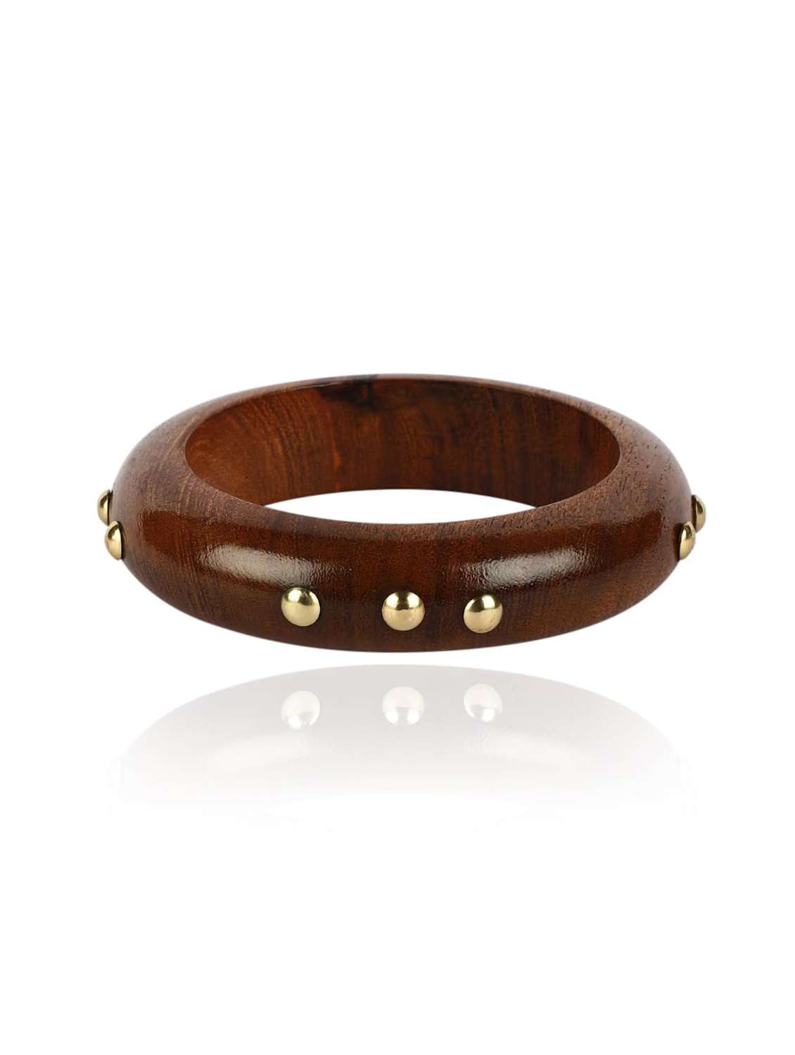 Handcrafted Wooden Bangle Bracelet For Women - 22498107 -  Standard Image - 3