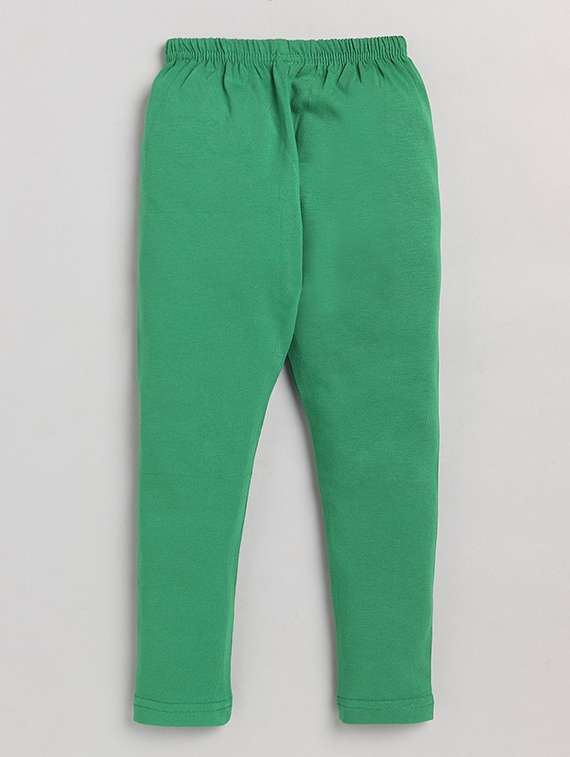 girls pack of 2 solid mid rise leggings - 22498324 -  Standard Image - 3