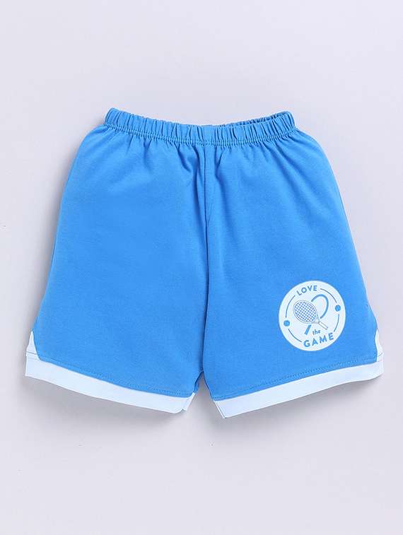 boys printed round neck t-shirt and shorts set - 22498335 -  Standard Image - 3