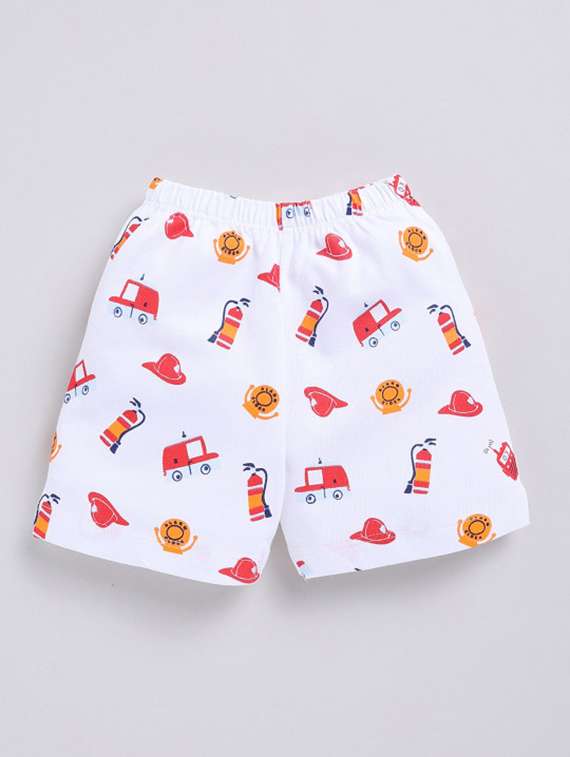 boys printed short sleeves t-shirt and shorts set - 22498361 -  Standard Image - 3