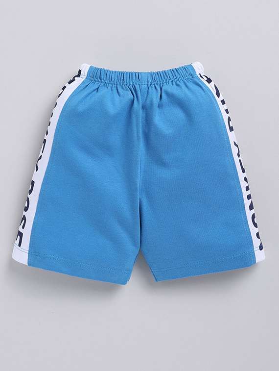boys printed round neck t-shirt and shorts set - 22498365 -  Standard Image - 3