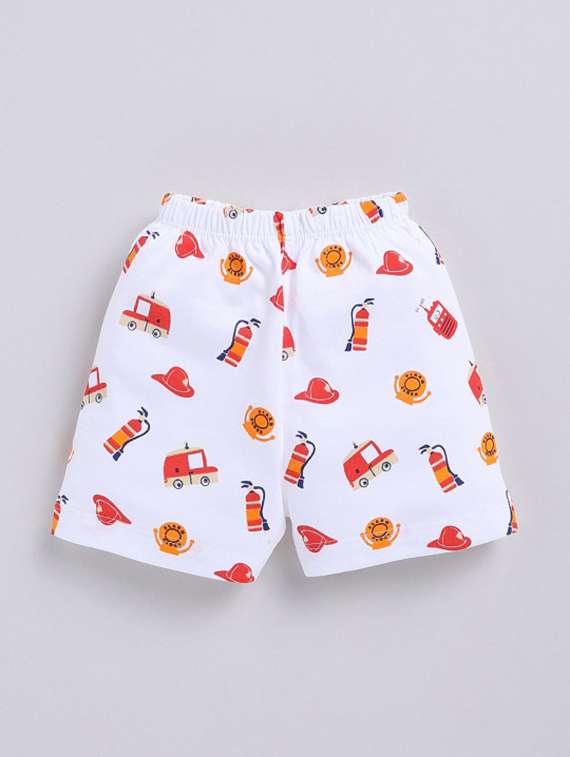 boys printed short sleeves t-shirt and shorts set - 22498384 -  Standard Image - 3
