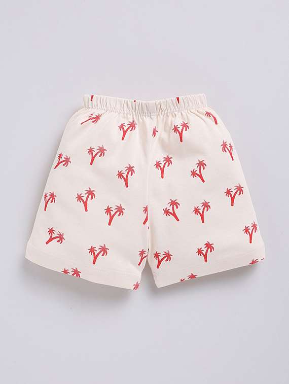 boys printed round neck t-shirt and shorts set - 22498397 -  Standard Image - 3