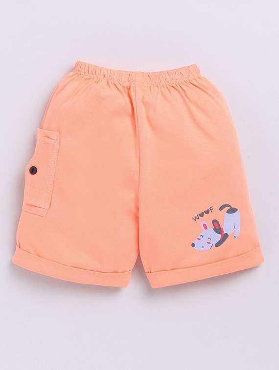 boys printed round neck t-shirt and shorts set - 22498398 -  Standard Image - 3