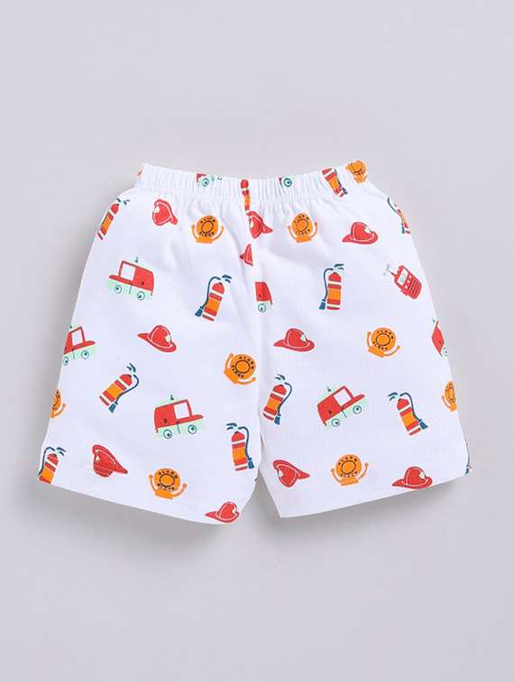 boys printed short sleeves t-shirt and shorts set - 22498402 -  Standard Image - 3