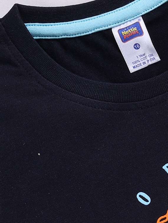 boys pack of 3 printed round neck t-shirt - 22498466 -  Standard Image - 3