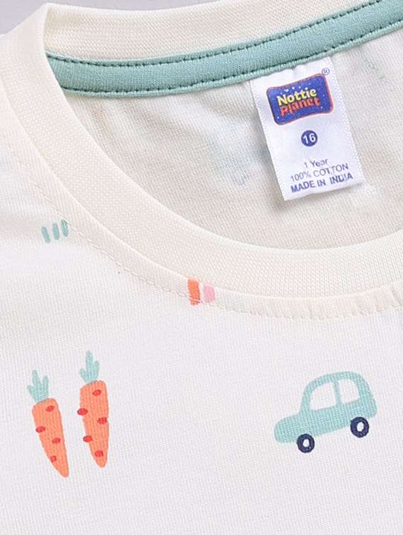 boys pack of 2 printed round neck t-shirt - 22498467 -  Standard Image - 3