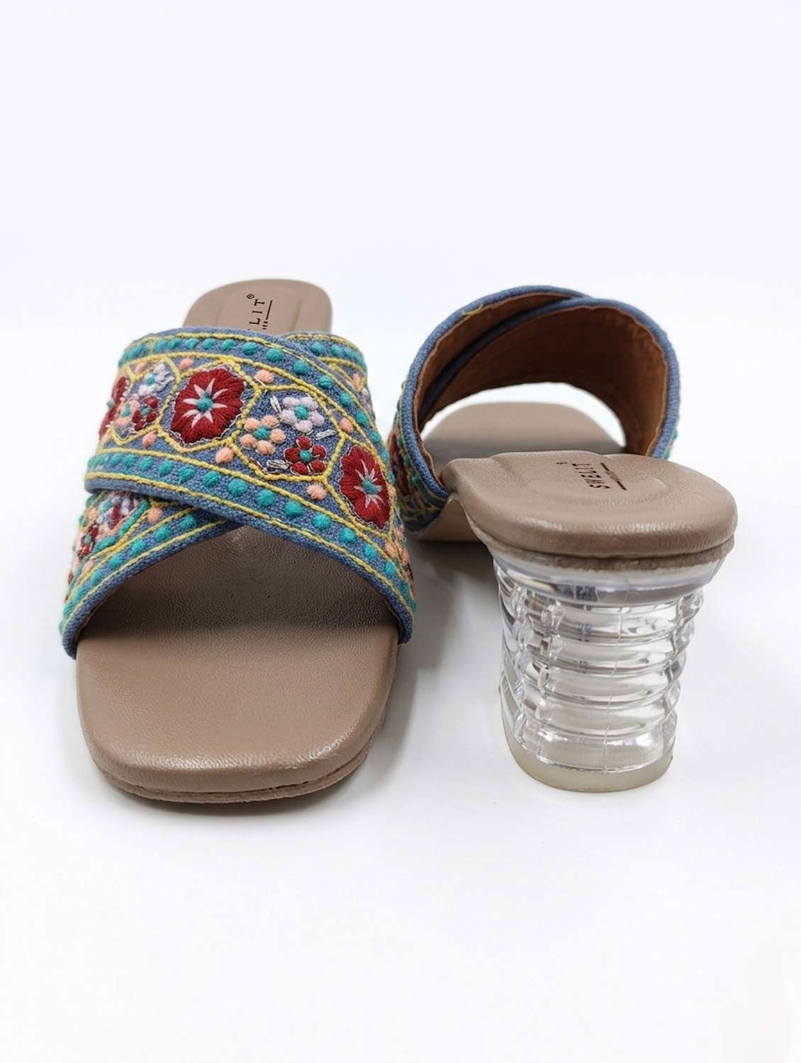 Women Embroidered Slip On Sandals - 22498490 -  Standard Image - 3