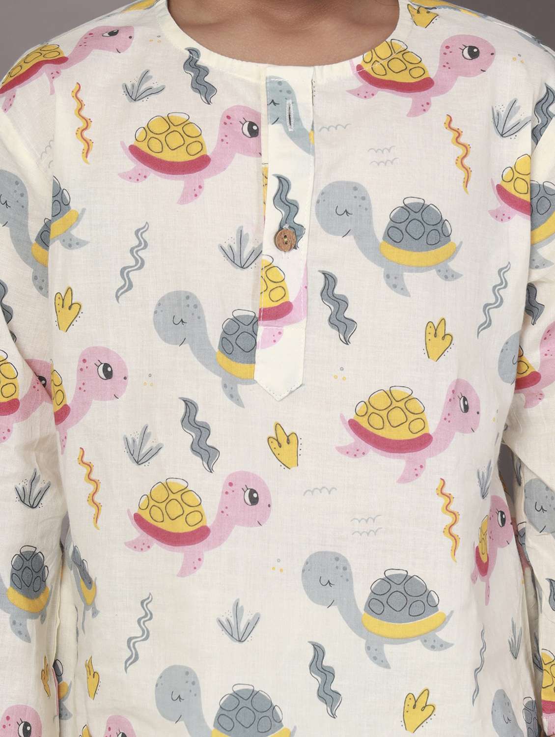 girls printed long sleeve nightwear set - 22498505 -  Standard Image - 3