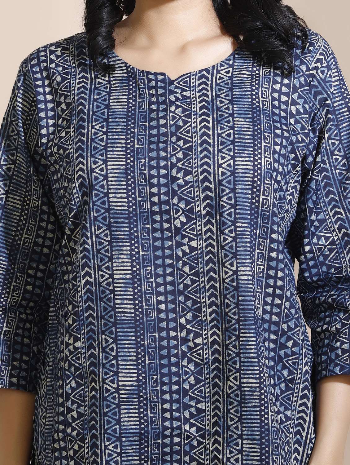 women printed notch neck nightwear set - 22498578 -  Standard Image - 3