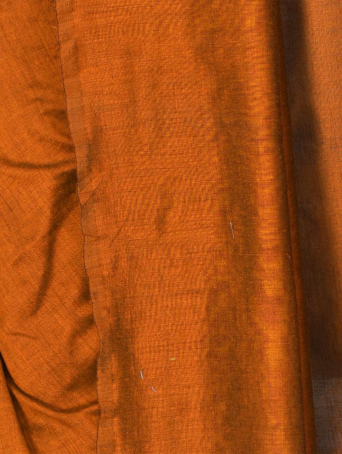 women solid handloom saree with blouse - 22498608 -  Standard Image - 3