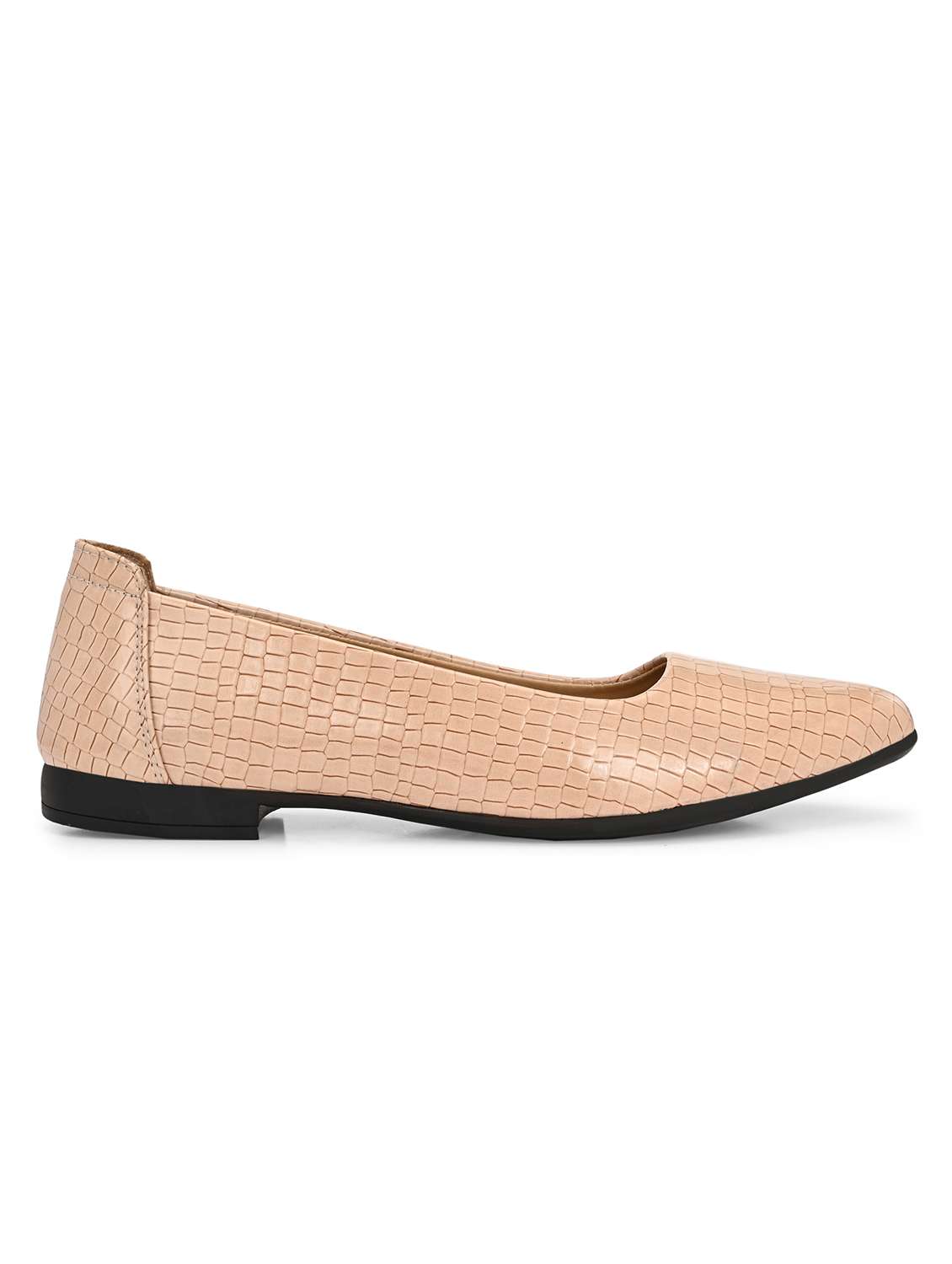 Women Beige Slip On Ballerina - 22498732 -  Standard Image - 3
