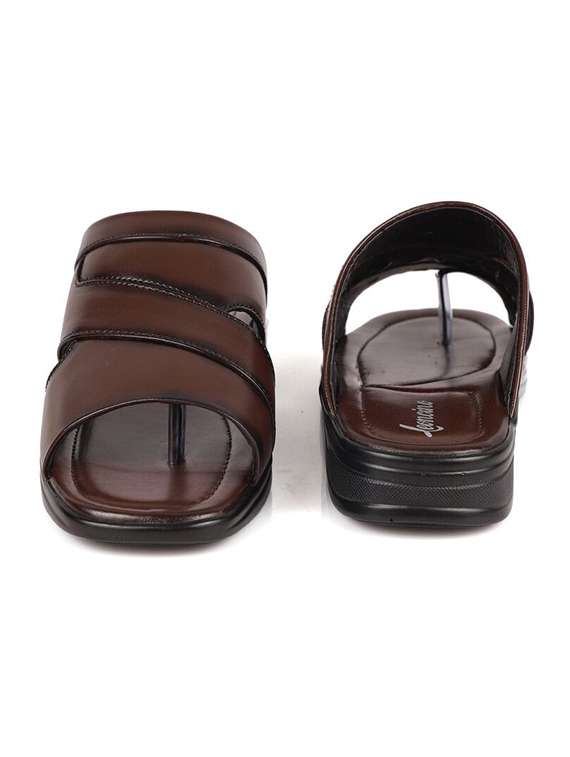 men solid slip on sandal - 22498904 -  Standard Image - 3