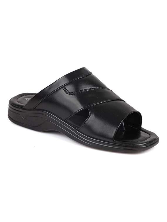 men solid slip on sandal