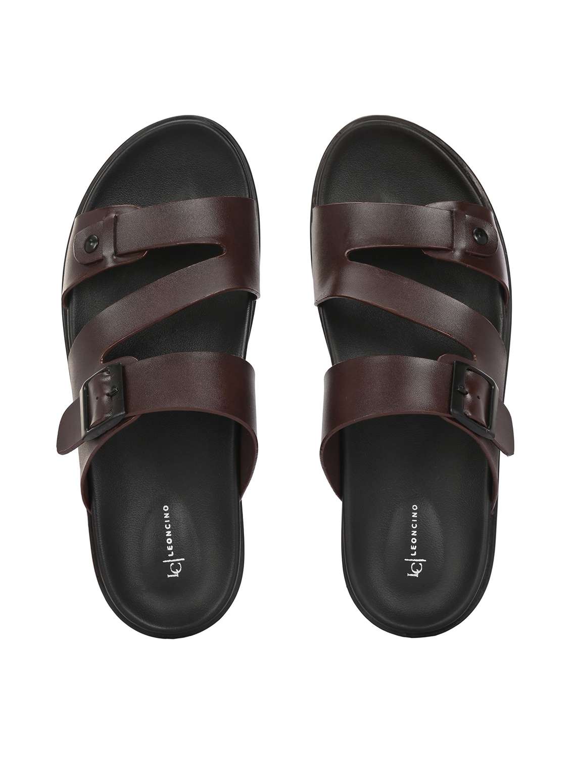 men solid slip on sandal - 22498912 -  Standard Image - 3