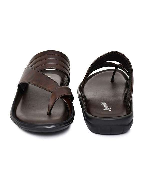 men solid one toe sandal  - 22498917 -  Standard Image - 3