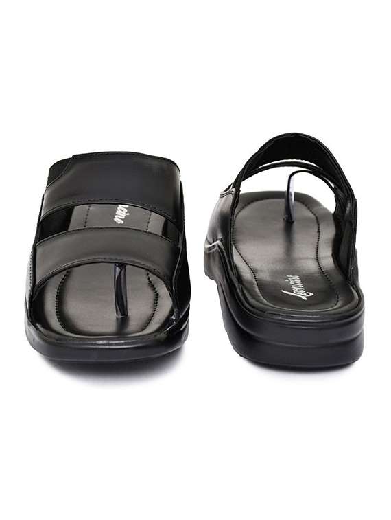 men solid slip on sandal - 22498934 -  Standard Image - 3