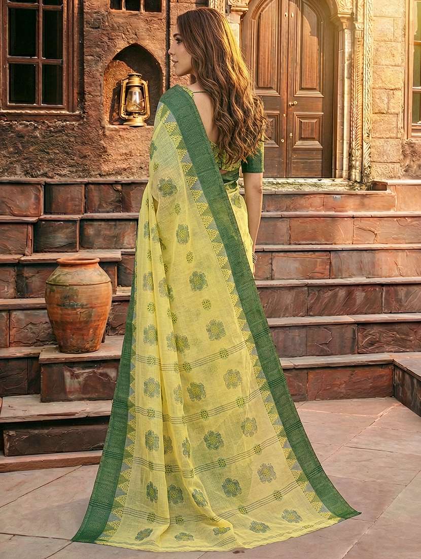 women self design handloom saree - 22499104 -  Standard Image - 3
