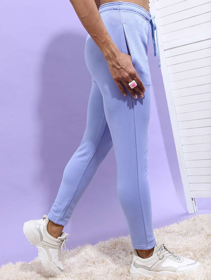 women solid mid rise regular track pant - 22499305 -  Standard Image - 3