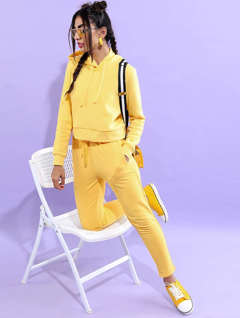 women solid mid rise track pant - 22499308 -  Standard Image - 5