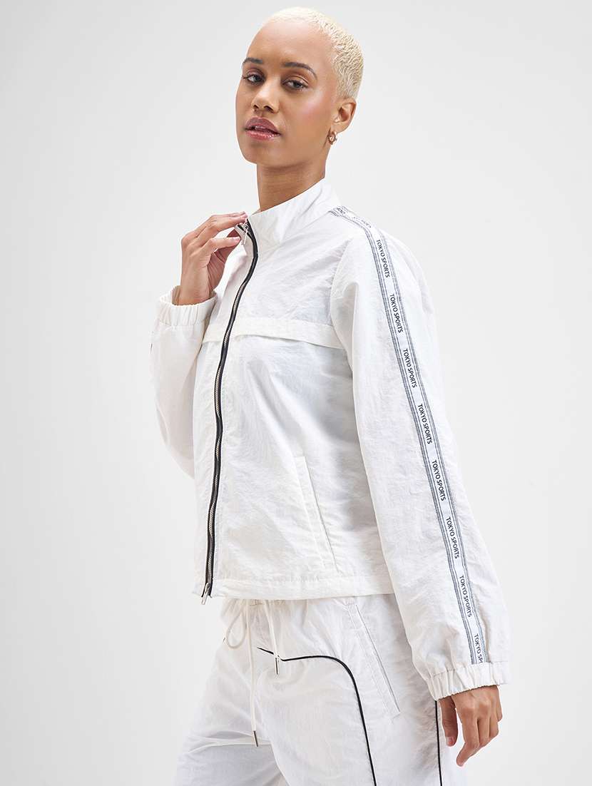 women taped long sleeves regular jacket - 22499324 -  Standard Image - 3