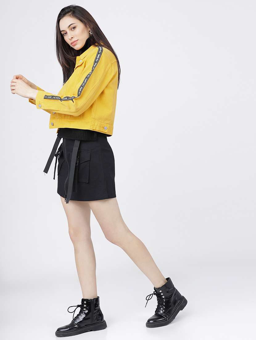 Women Taped Long Sleeves Jacket - 22499339 -  Standard Image - 5