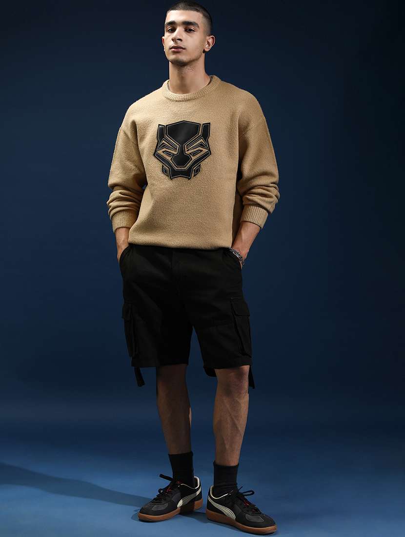 men solid with work long sleeve pullover sweater - 22499388 -  Standard Image - 5