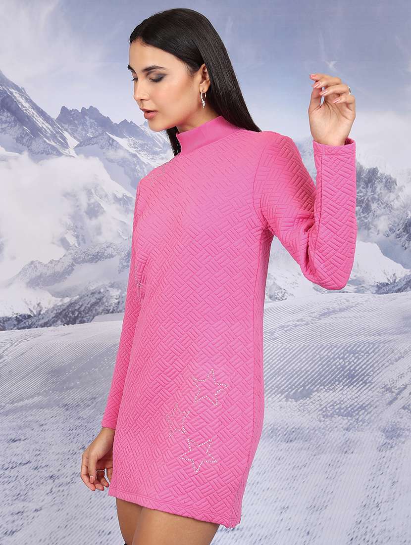 women self design long sleeve bodycon dress - 22499394 -  Standard Image - 3