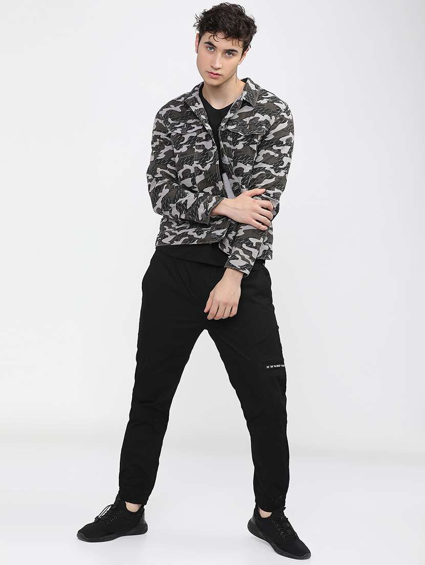men camouflage long sleeve regular fit jacket - 22499617 -  Standard Image - 5
