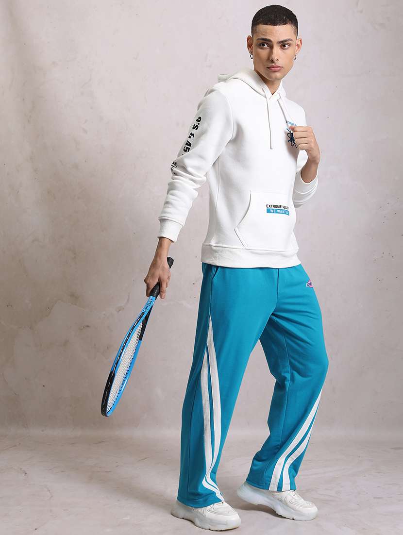 men side striped mid rise full length track pant - 22499633 -  Standard Image - 5