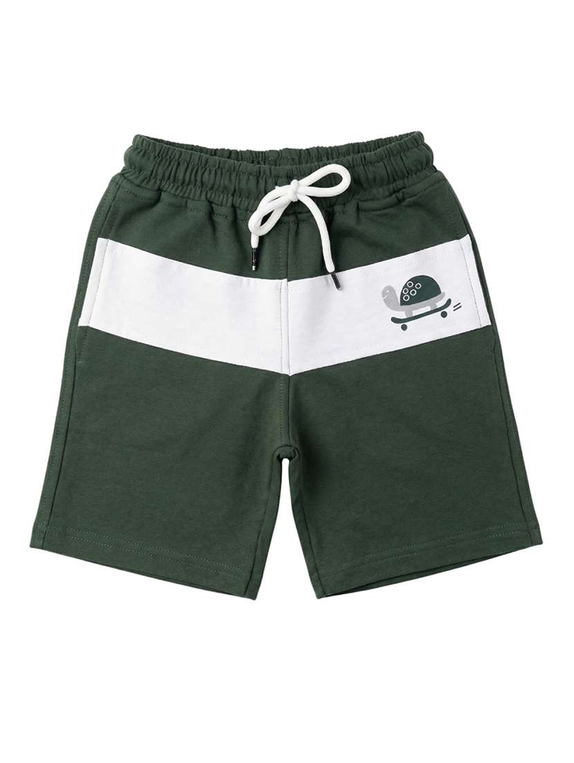 boys colorblock mid rise shorts