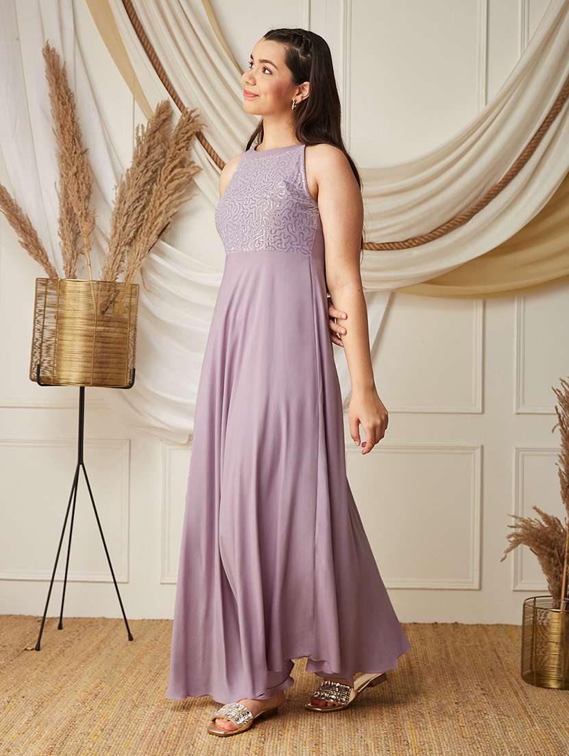 girls sequined sleeveless fit and flare dress - 22499708 -  Standard Image - 5